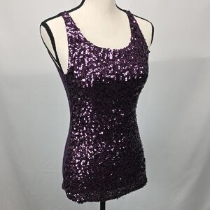 Sparkling Purple Tank Top